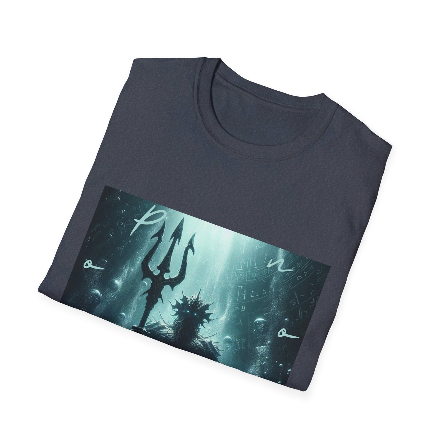 Unisex Softstyle T-Shirt Poseidon Graphic Design