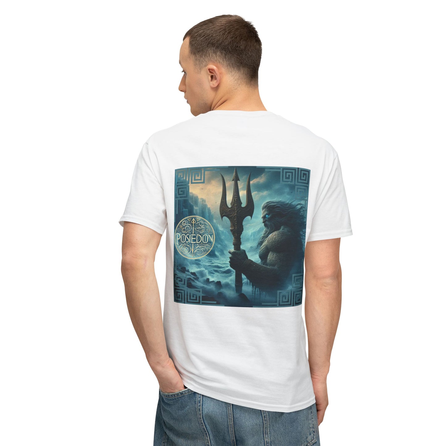 Unisex HD Cotton™ T-shirt Poseidon Graphic Design