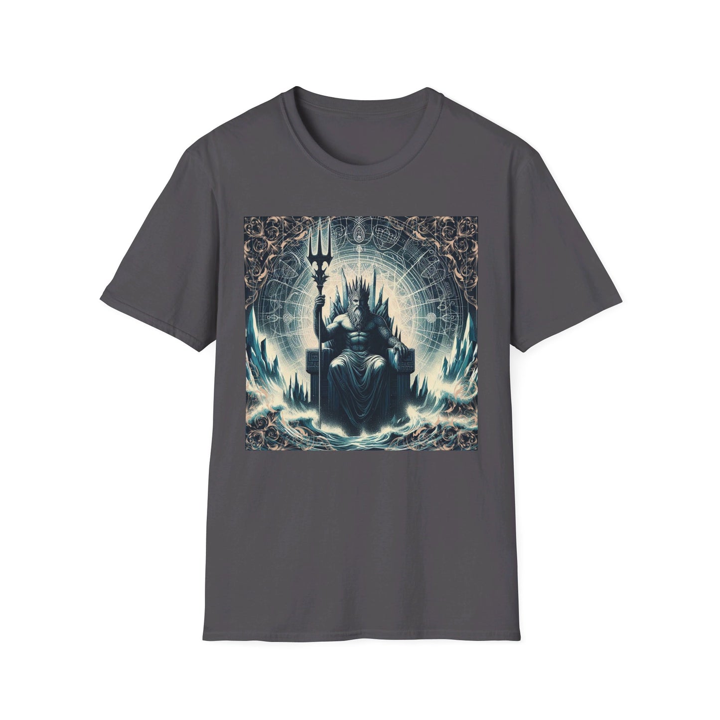 Unisex Softstyle Poseidon Graphic Design T-Shirt