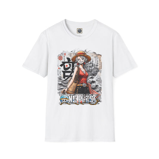 Unisex Softstyle One Piece Nami Graphic Design T-Shirt