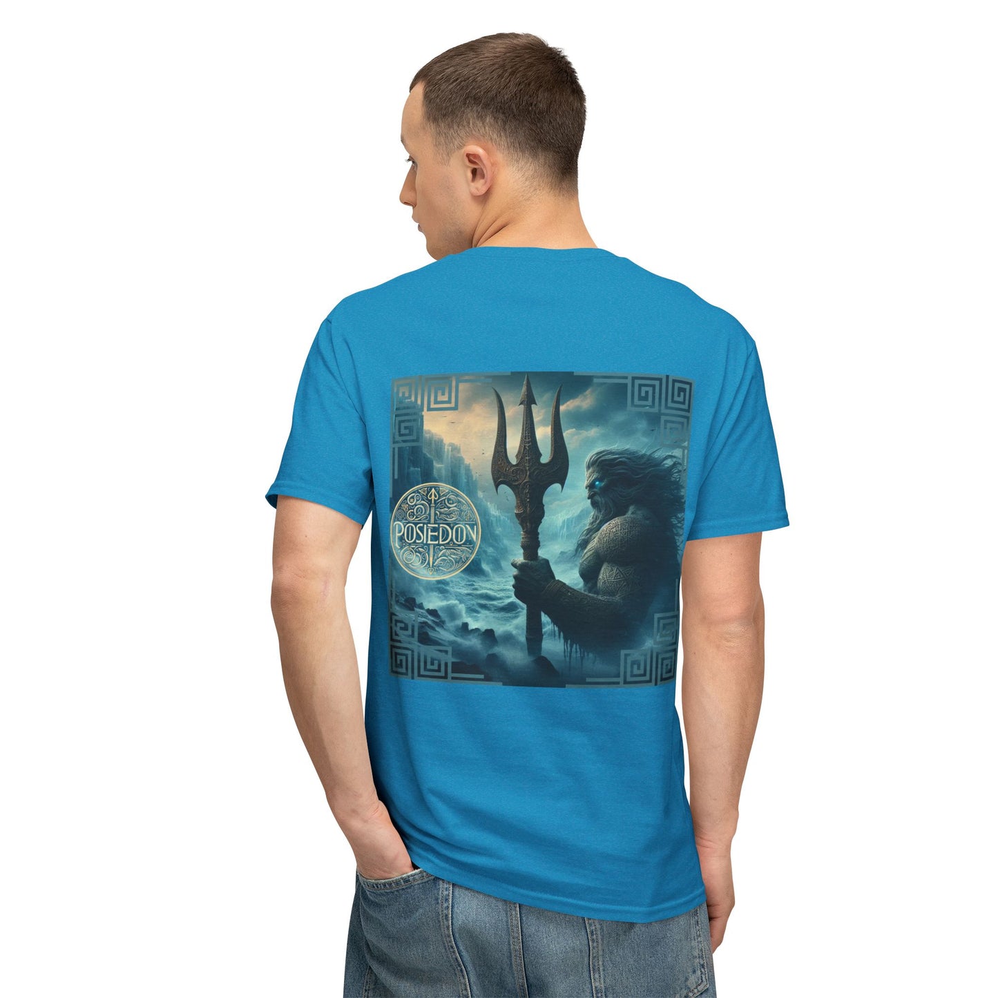 Unisex HD Cotton™ T-shirt Poseidon Graphic Design