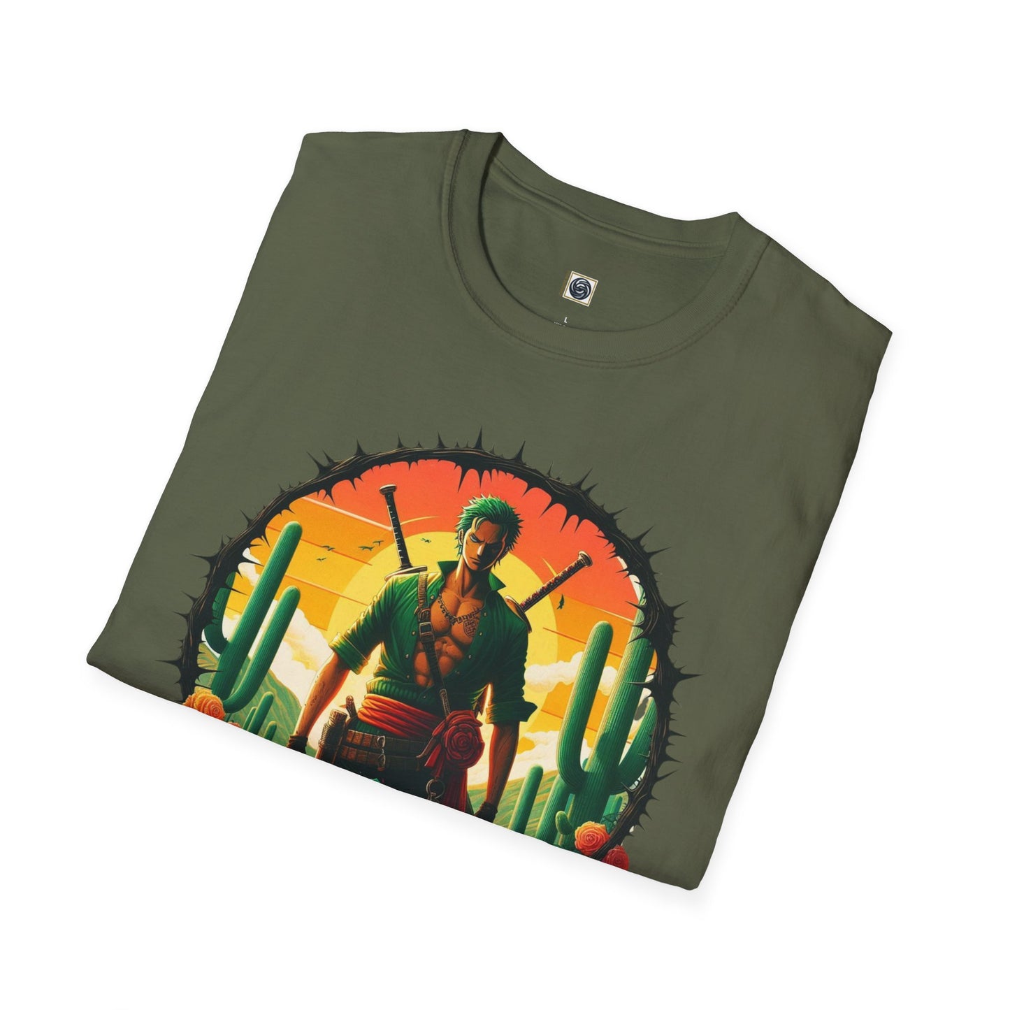 Unisex Softstyle T-Shirt Zoro Graphic Design