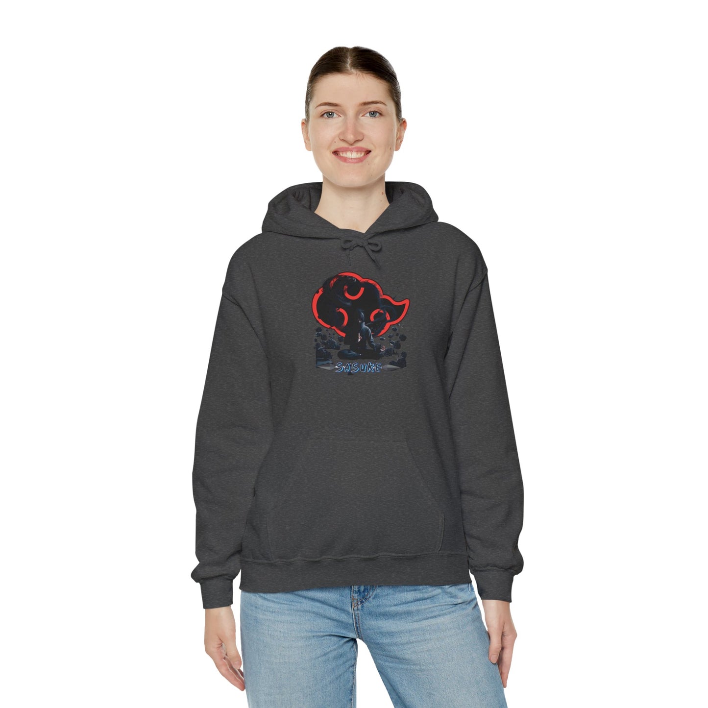 Unisex Heavy Blend™ Hooded Sweatshirt Sasuke Graphic Design