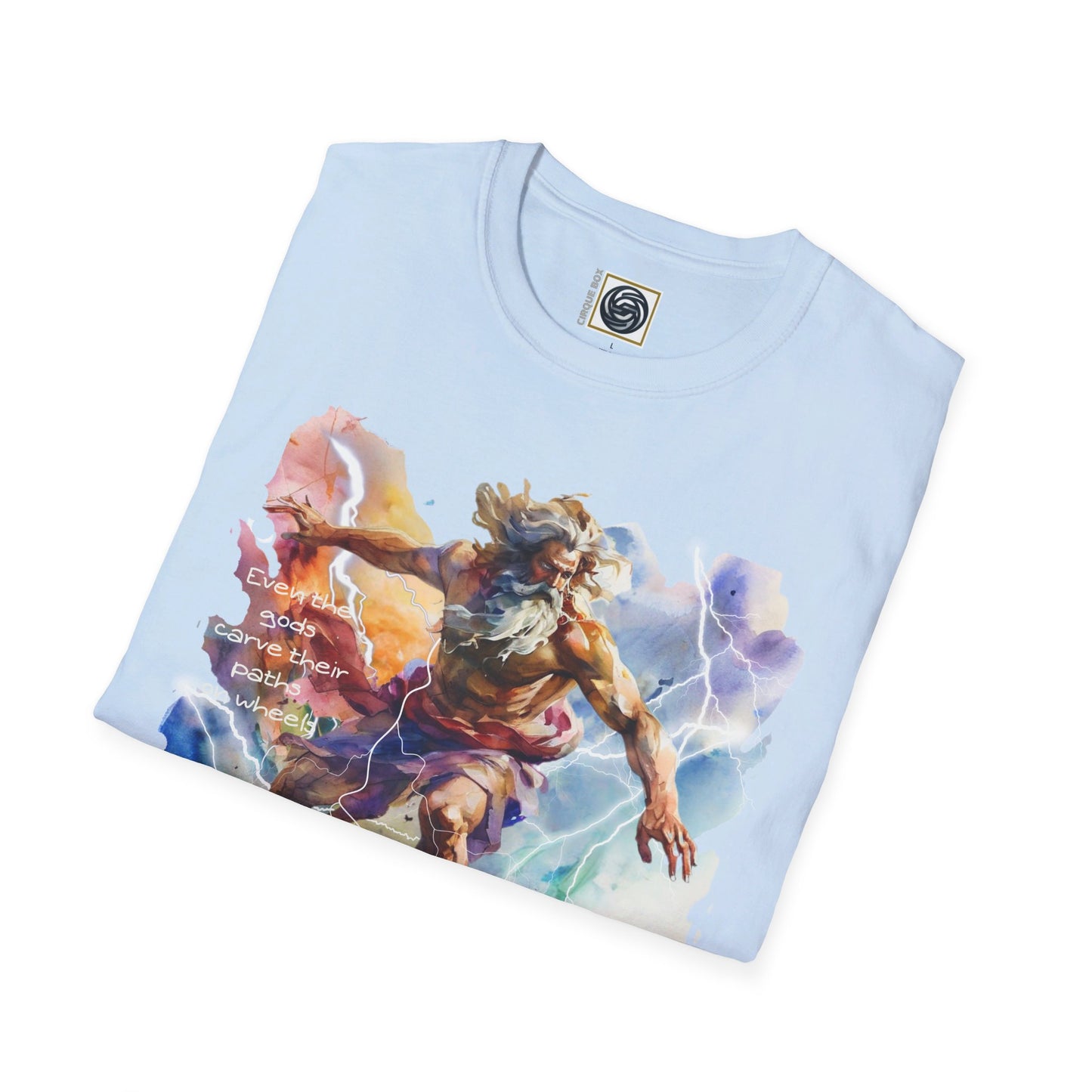 Unisex Softstyle T-Shirt Zeus Graphic Design