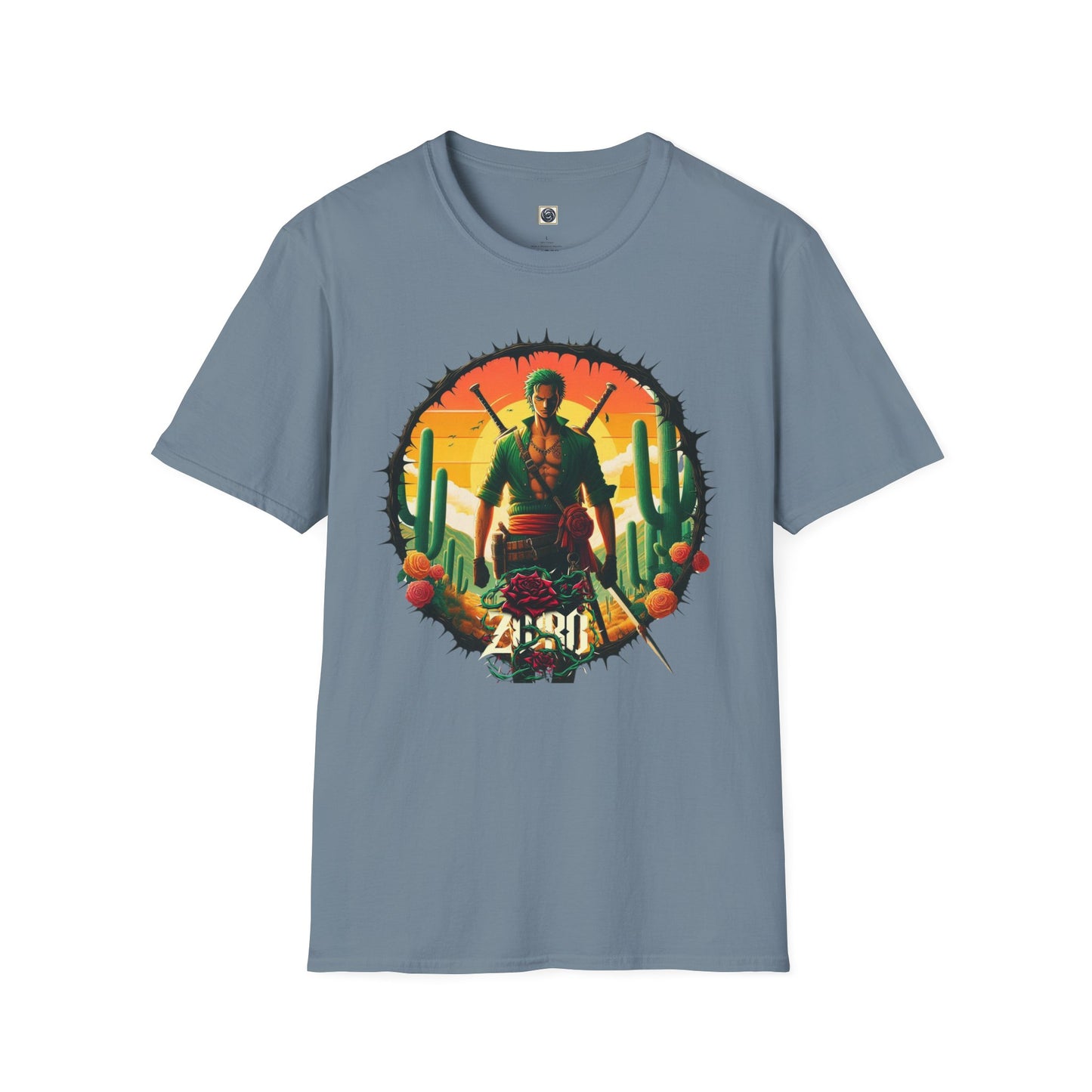 Unisex Softstyle T-Shirt Zoro Graphic Design