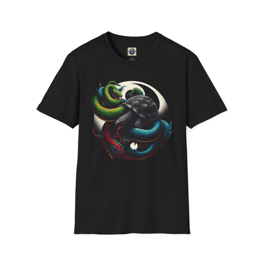 Unisex Softstyle T-Shirt Yin Yang Graphic Design