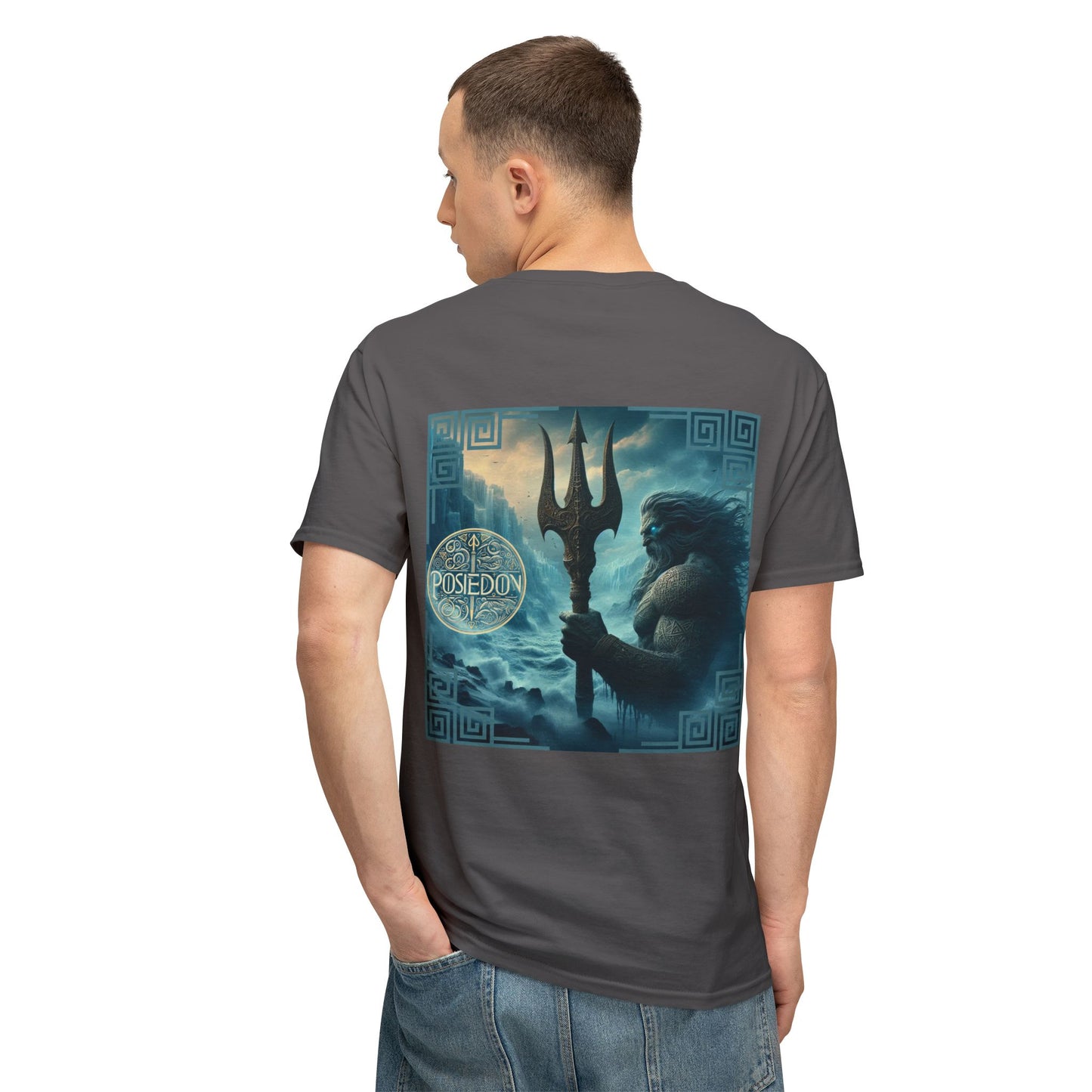 Unisex HD Cotton™ T-shirt Poseidon Graphic Design