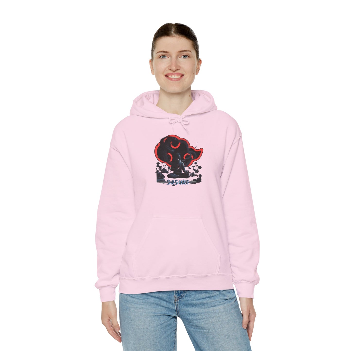 Unisex Heavy Blend™ Hooded Sweatshirt Sasuke Graphic Design