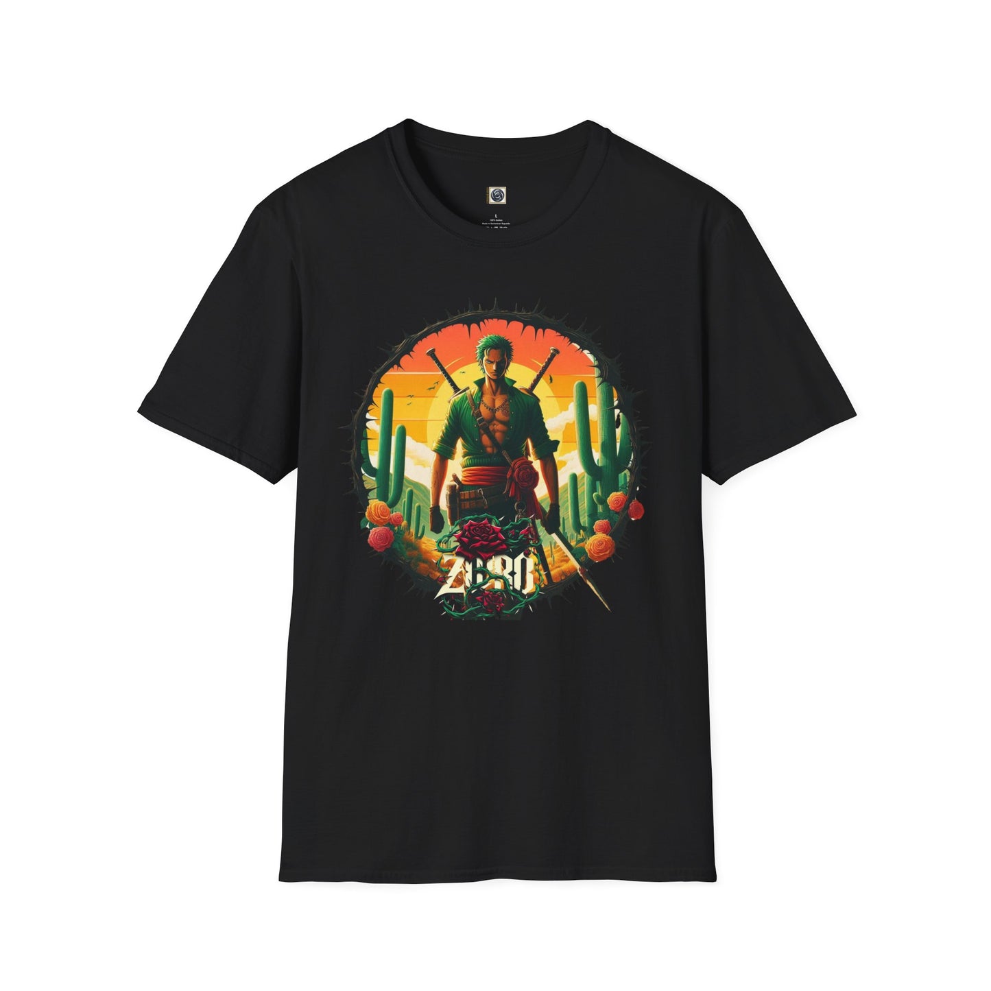 Unisex Softstyle T-Shirt Zoro Graphic Design