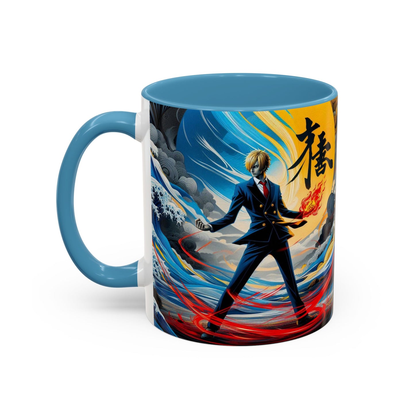 "Sanji One Piece Coffee Mug – Anime Chef Graphic Design (11oz, 15oz) | Pirate Cook Drinkware"