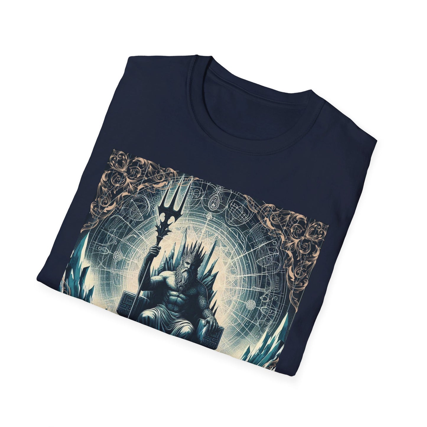 Unisex Softstyle Poseidon Graphic Design T-Shirt