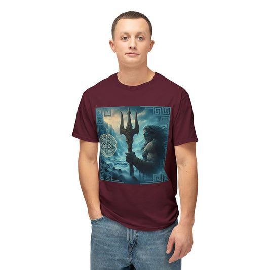 Unisex HD Cotton™ T-shirt Poseidon Graphic Design