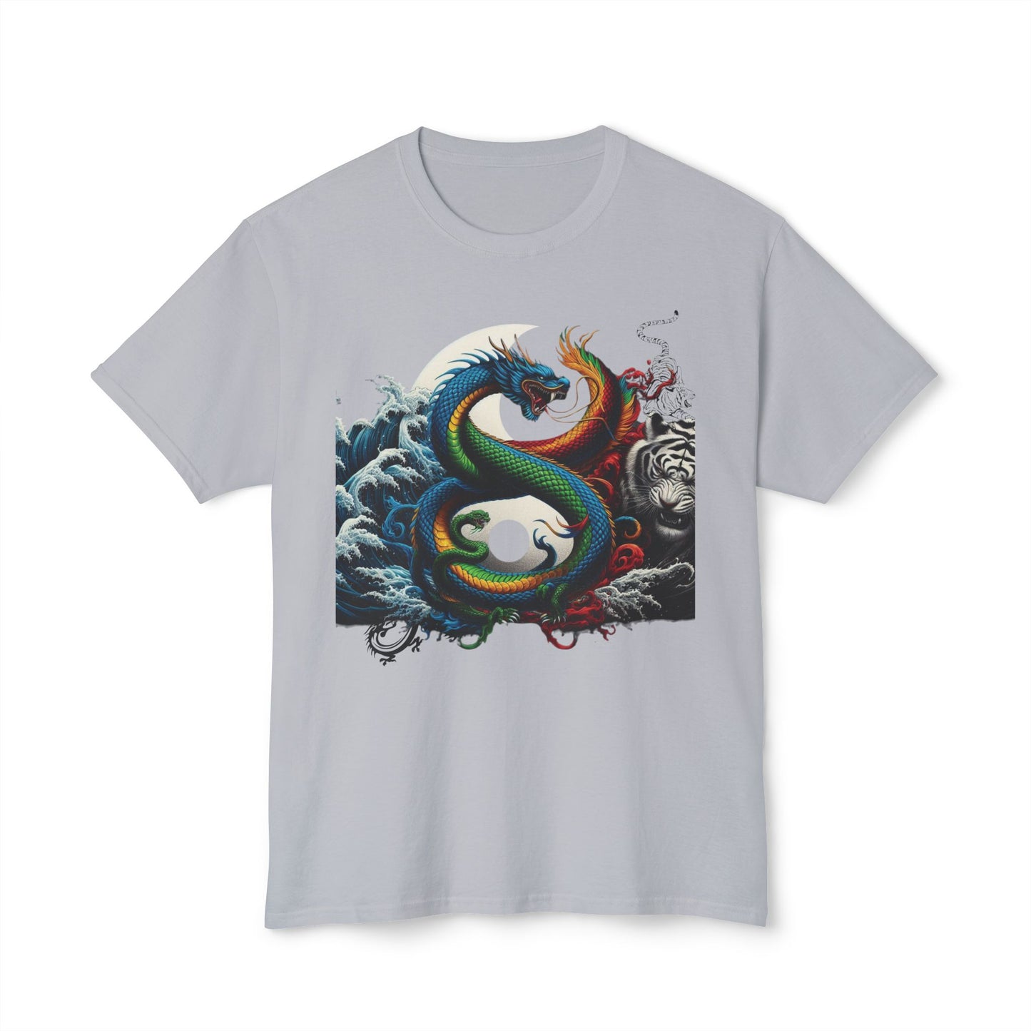 Unisex HD Cotton™ T-shirt Yin Yang Graphic Design