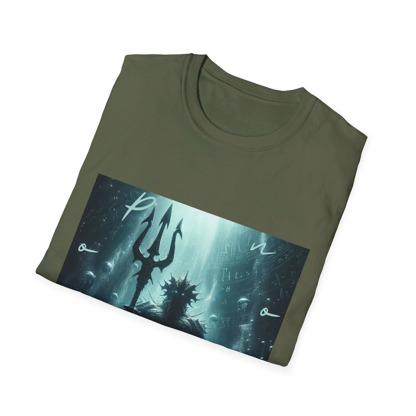 Unisex Softstyle T-Shirt Poseidon Graphic Design