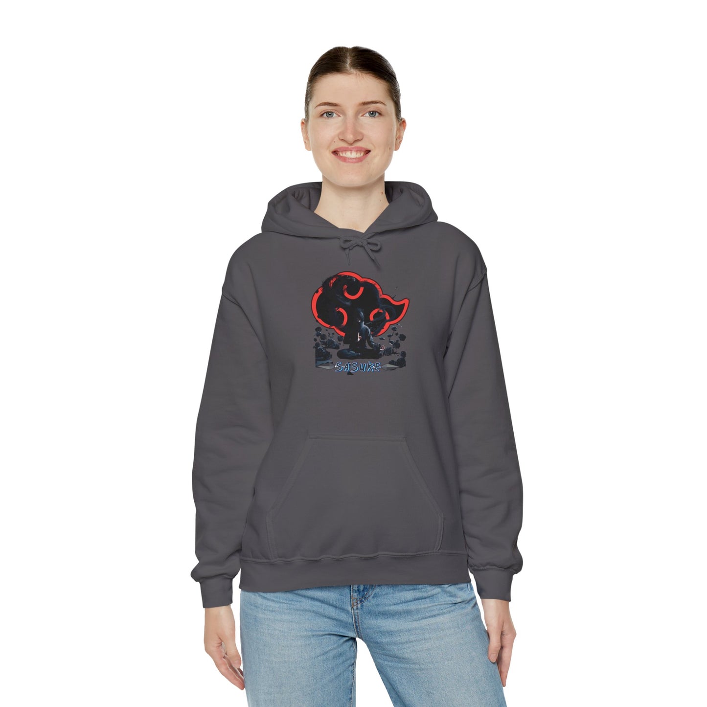 Unisex Heavy Blend™ Hooded Sweatshirt Sasuke Graphic Design