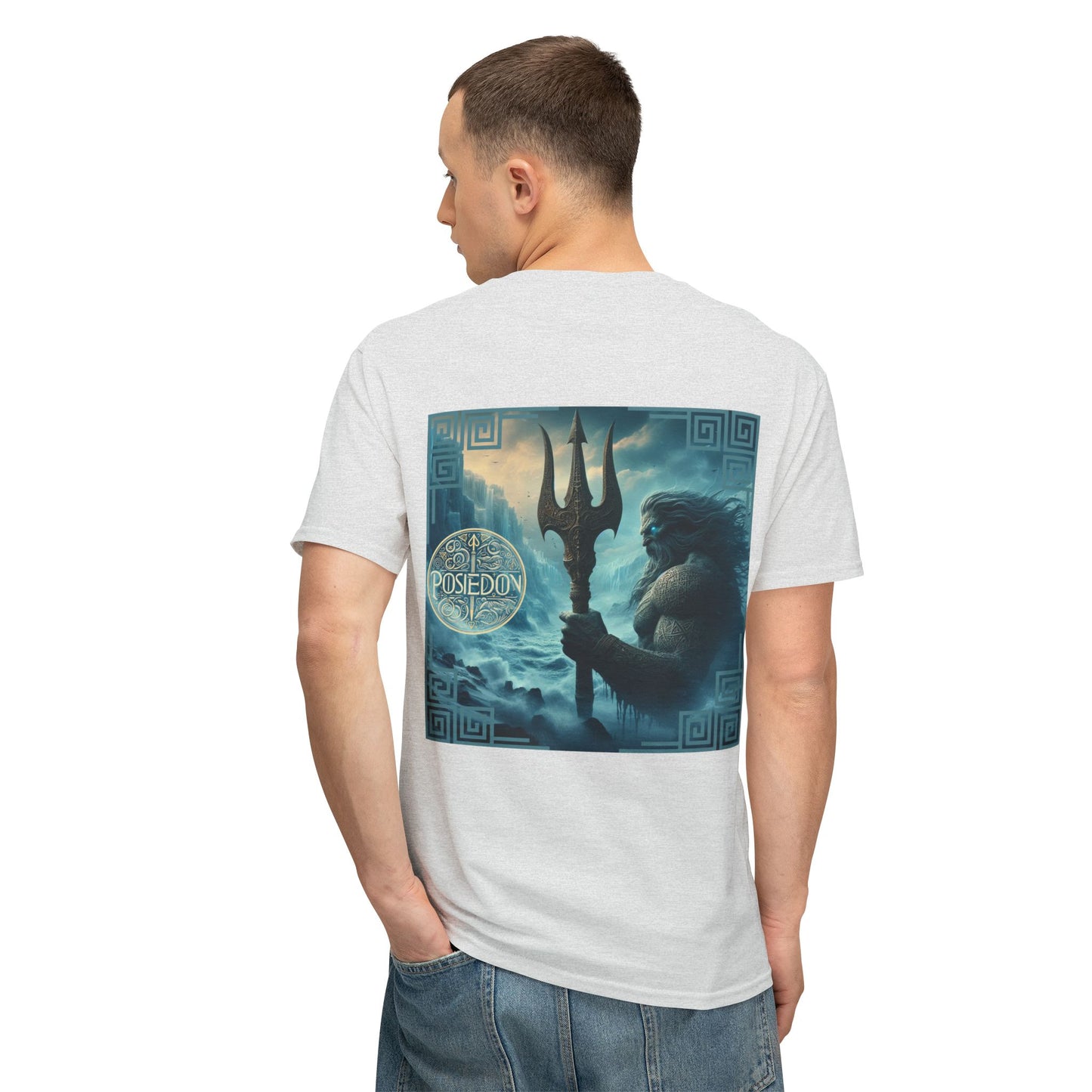 Unisex HD Cotton™ T-shirt Poseidon Graphic Design