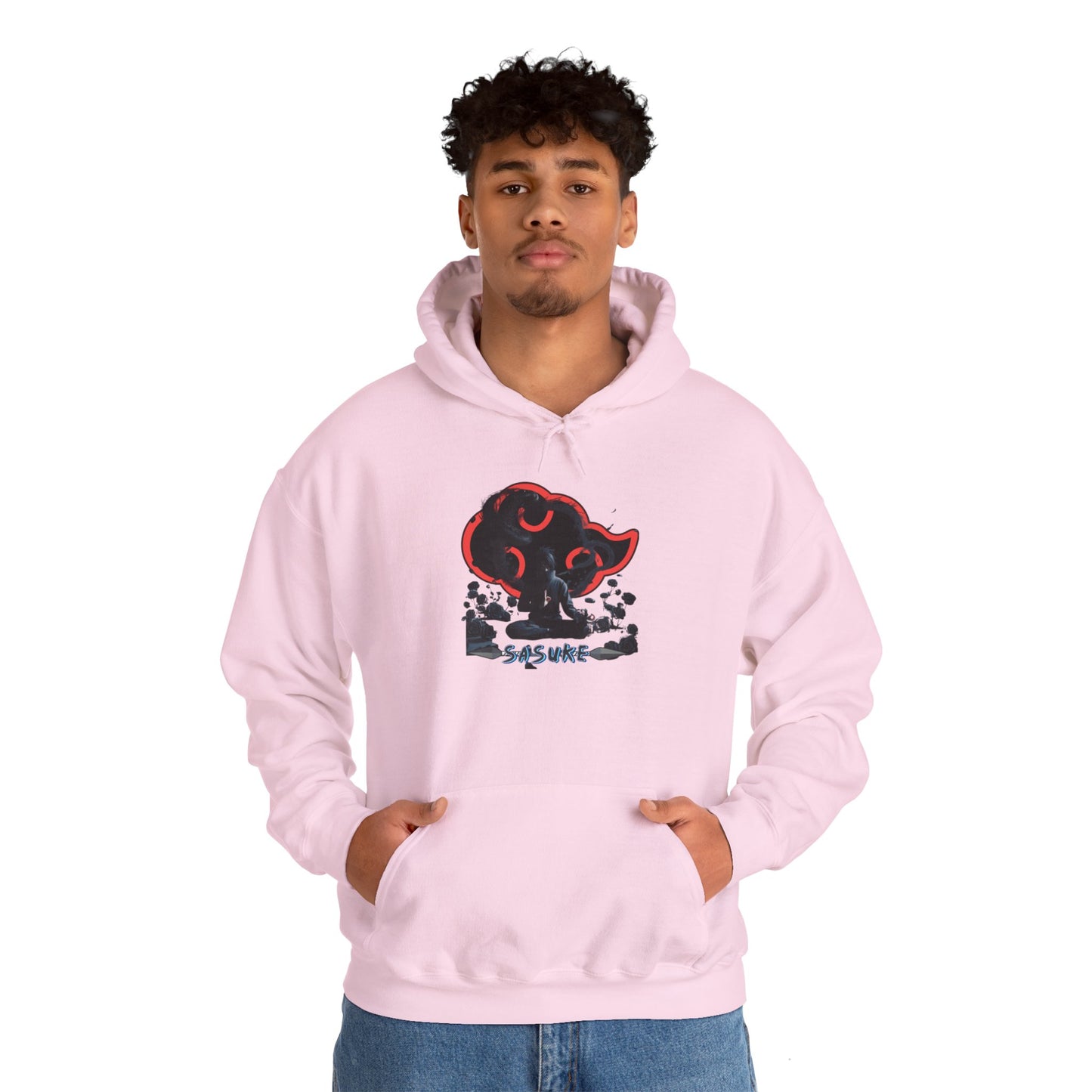 Unisex Heavy Blend™ Hooded Sweatshirt Sasuke Graphic Design