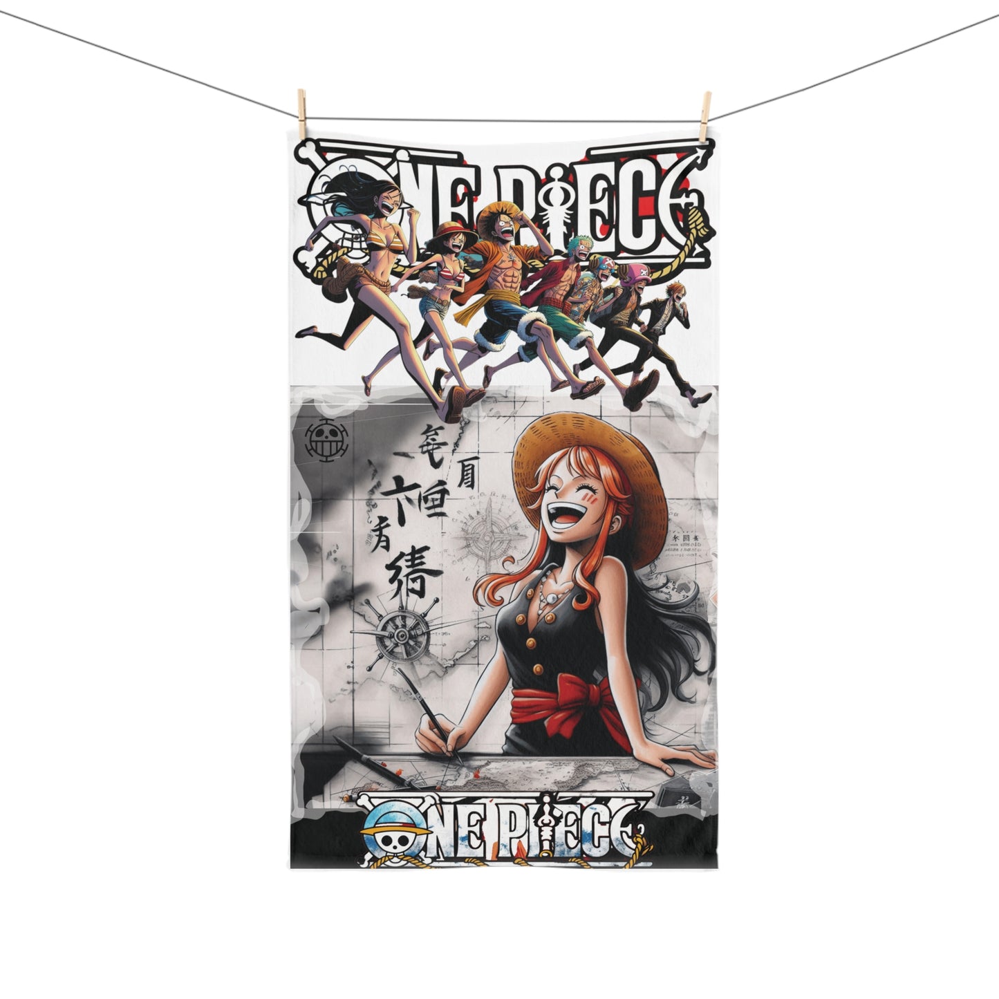 Hand Towel One Piece Graphic Design