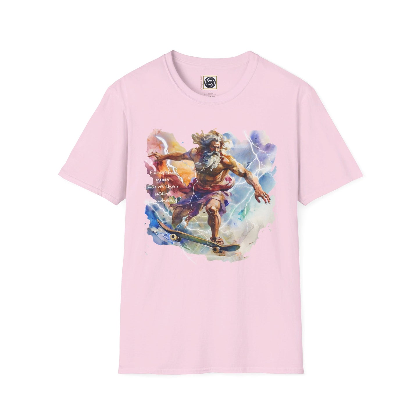 Unisex Softstyle T-Shirt Zeus Graphic Design