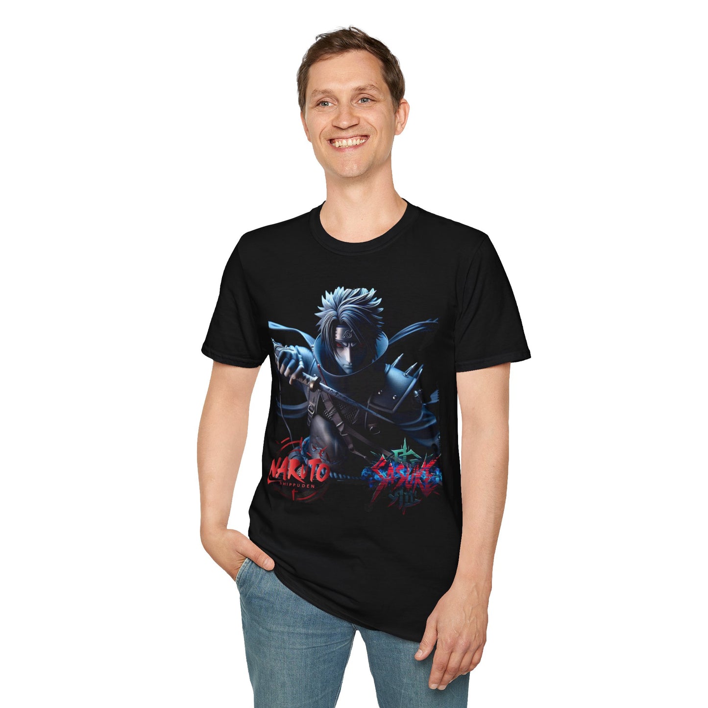 Unisex Softstyle Sasuke Graphic Design T-Shirt