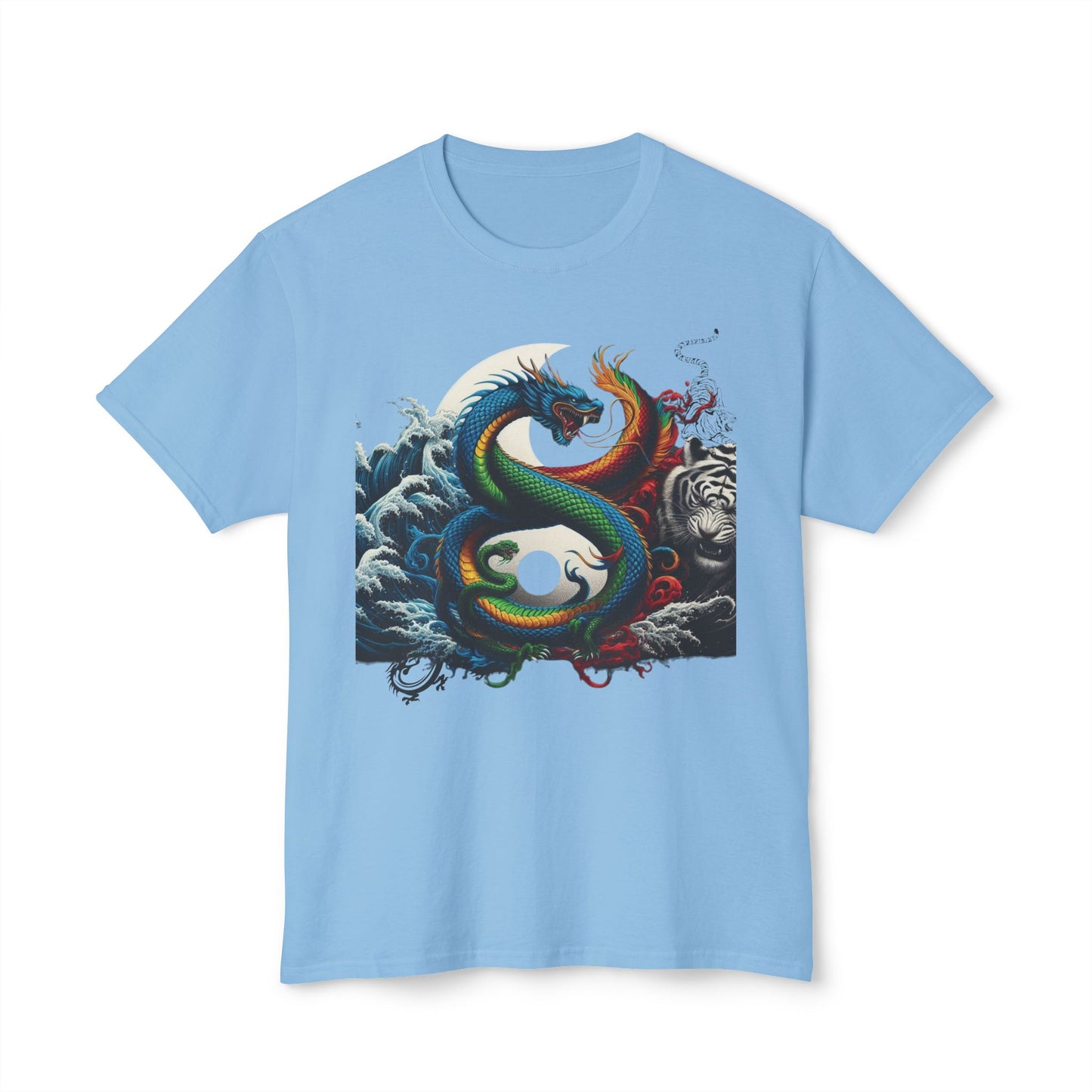 Unisex HD Cotton™ T-shirt Yin Yang Graphic Design