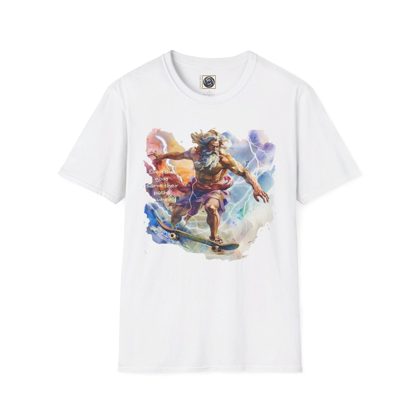 Unisex Softstyle T-Shirt Zeus Graphic Design