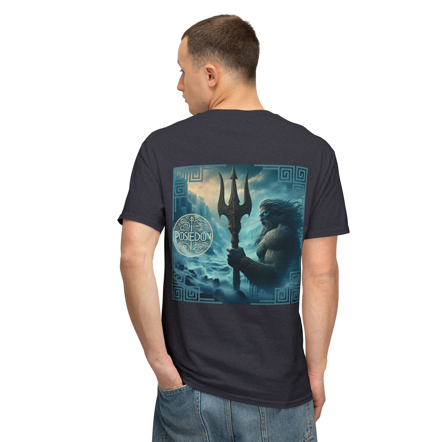 Unisex HD Cotton™ T-shirt Poseidon Graphic Design