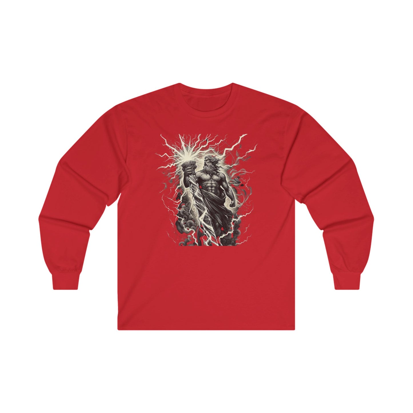 Unisex Ultra Cotton Long Sleeve Tee  Zeus Graphic Design