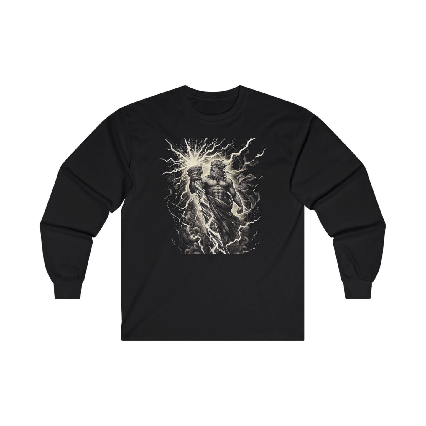 Unisex Ultra Cotton Long Sleeve Tee  Zeus Graphic Design