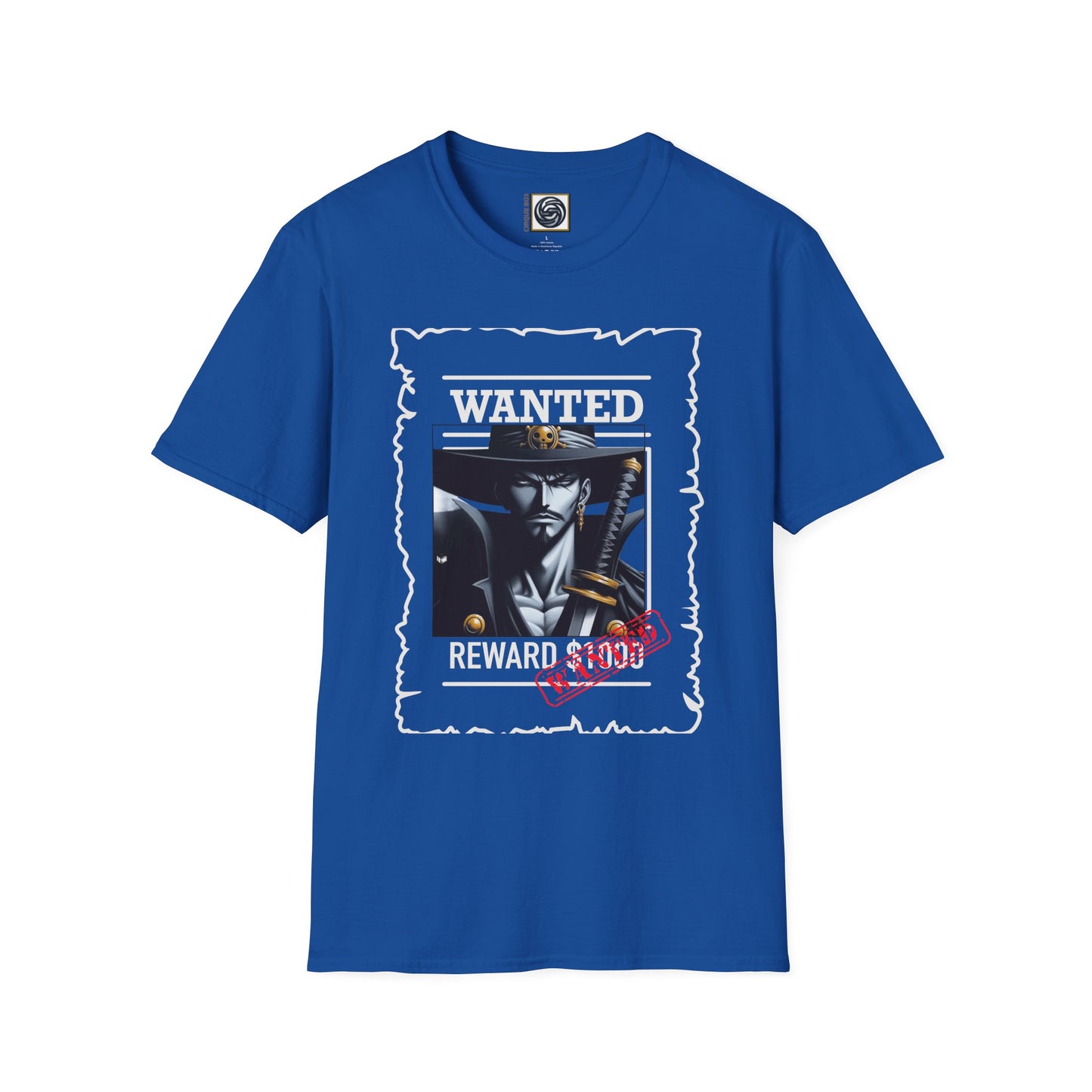 Unisex Softstyle /wanted Graphic Design T-Shirt