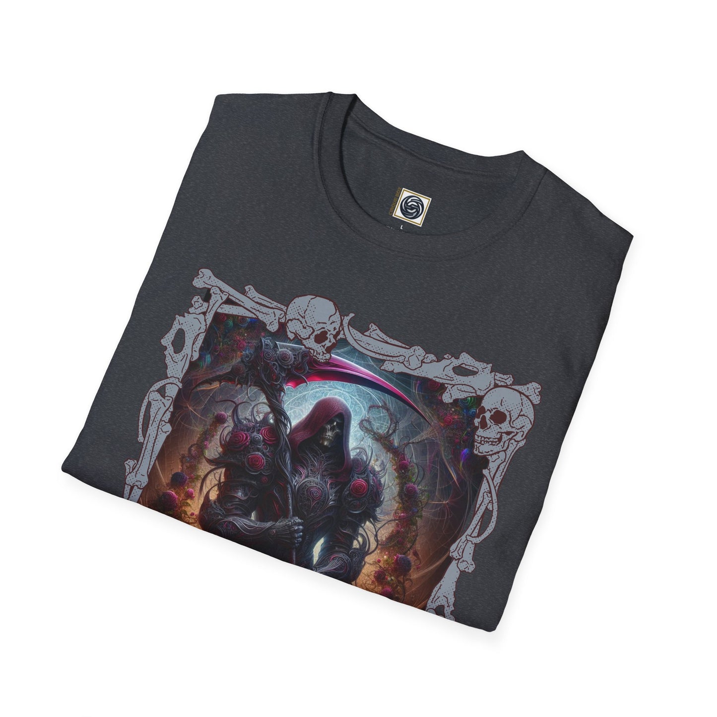 Unisex Softstyle T-Shirt Reaper Graphic Design