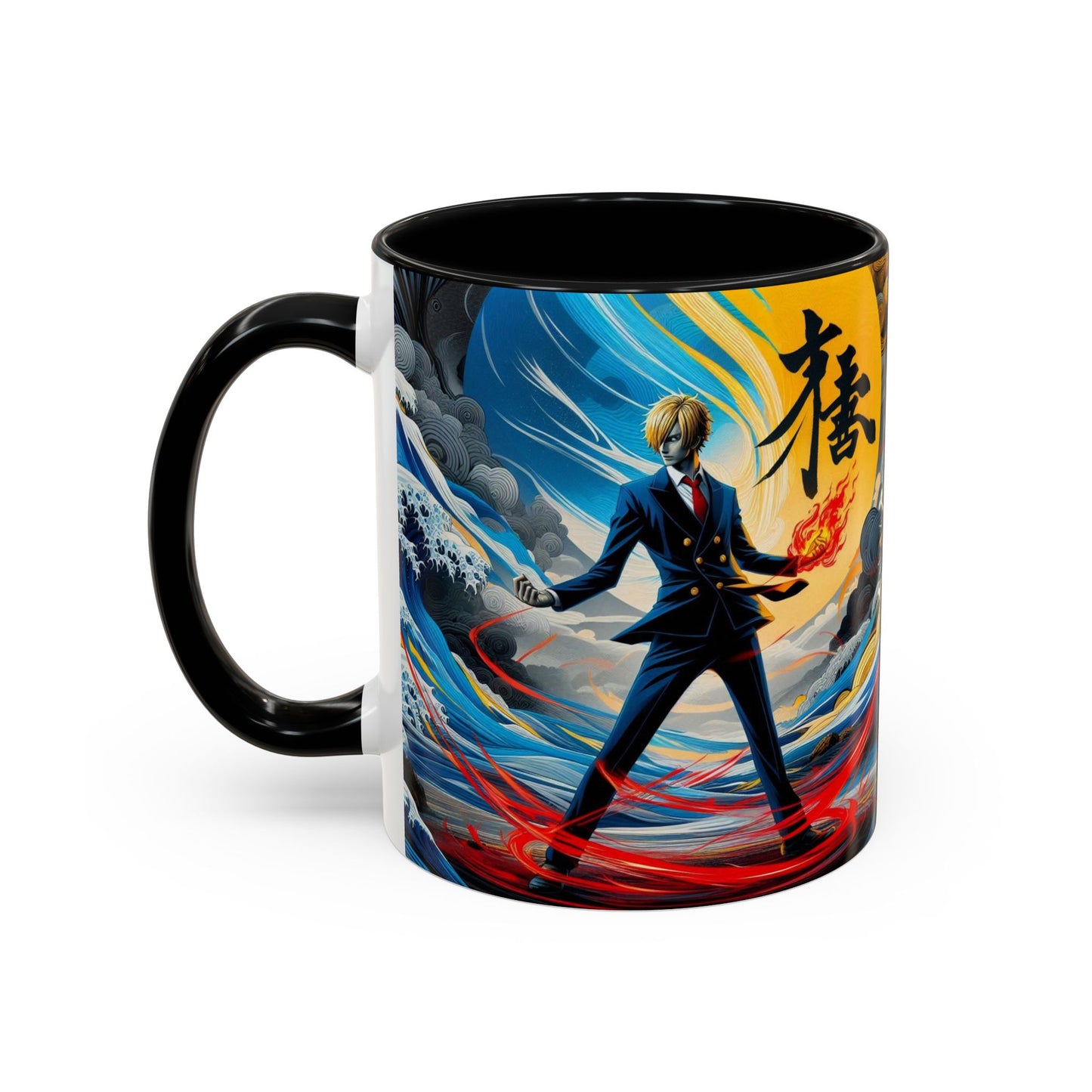 "Sanji One Piece Coffee Mug – Anime Chef Graphic Design (11oz, 15oz) | Pirate Cook Drinkware"