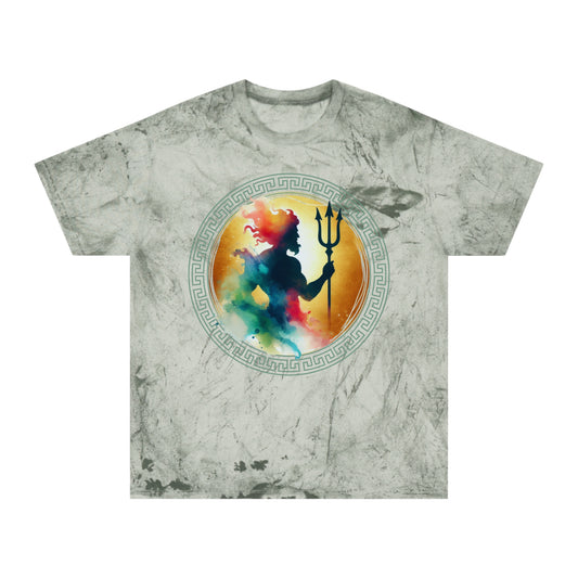 Unisex Color Blast T-Shirt Poseidon Graphic Design