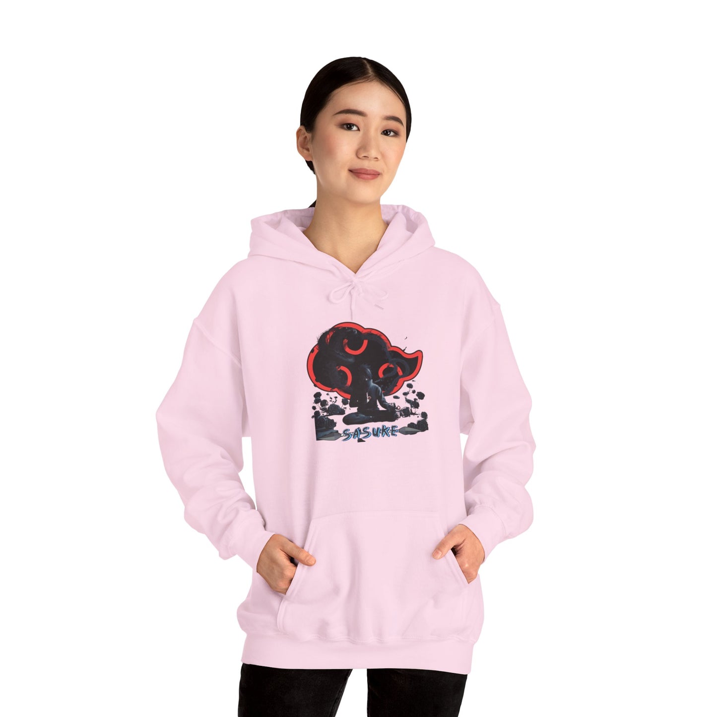 Unisex Heavy Blend™ Hooded Sweatshirt Sasuke Graphic Design