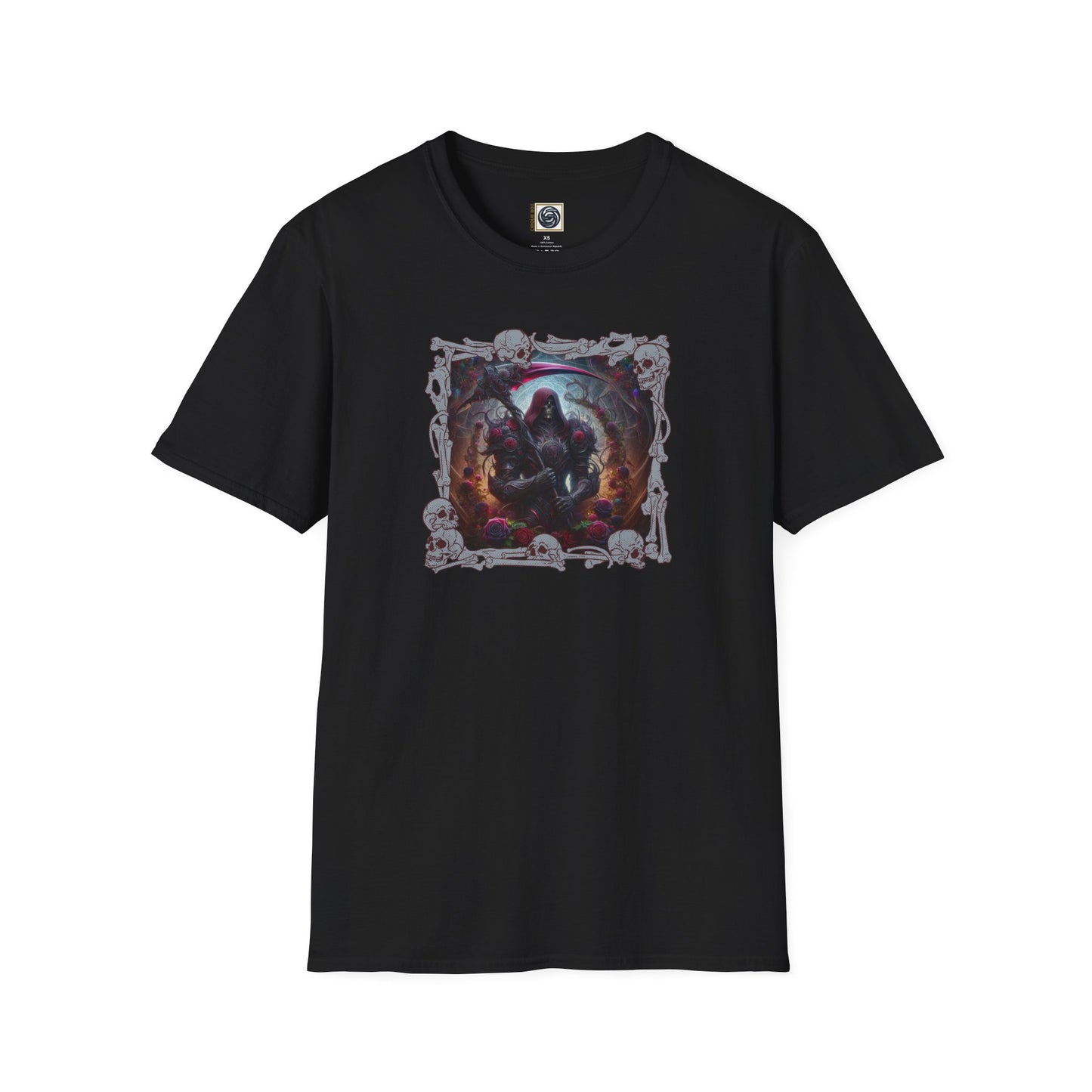 Unisex Softstyle T-Shirt Reaper Graphic Design