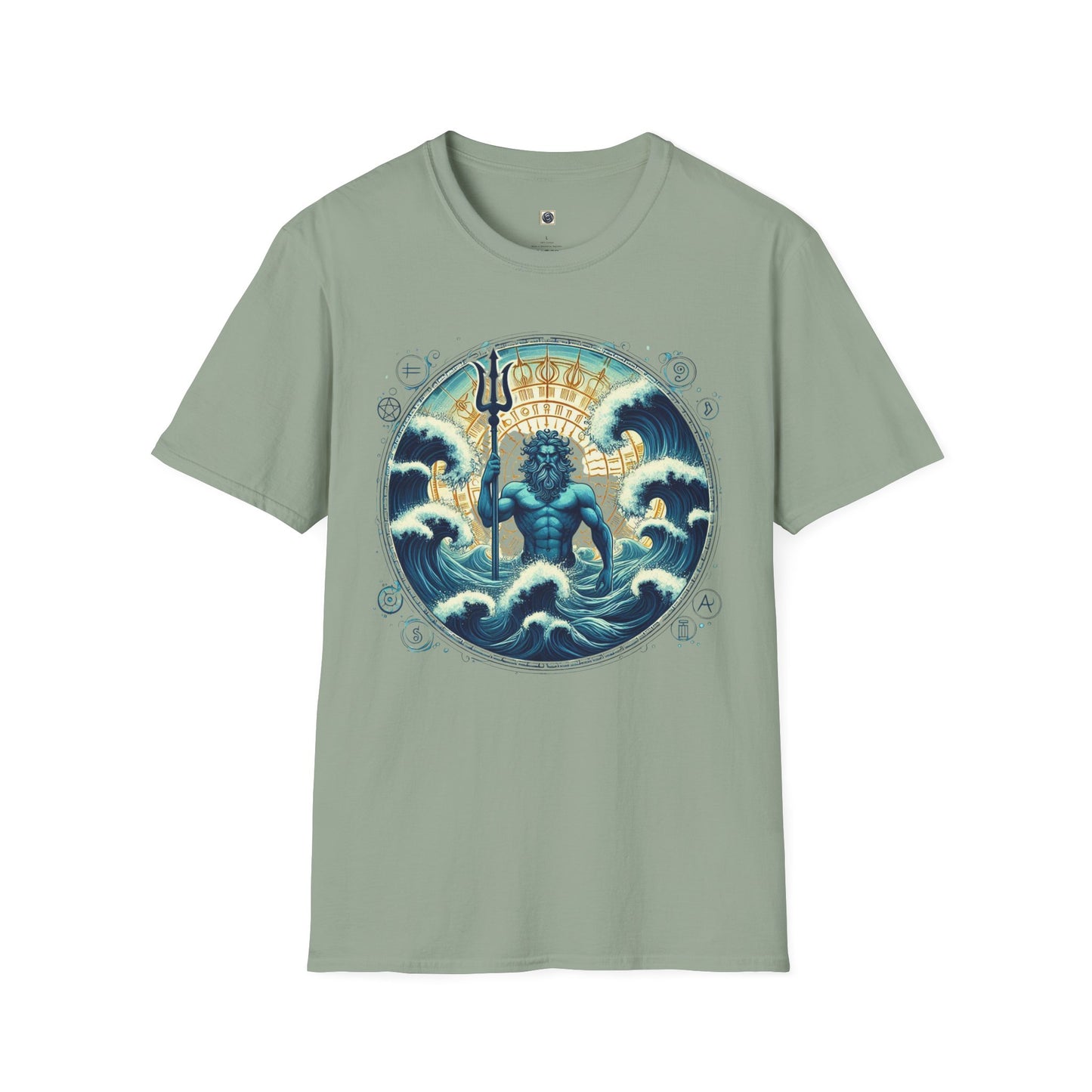 Unisex Softstyle  Poseidon Graphic Design T-Shirt