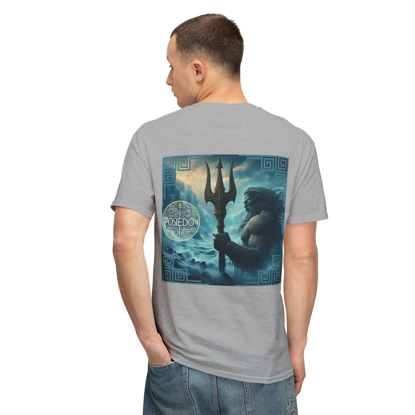 Unisex HD Cotton™ T-shirt Poseidon Graphic Design