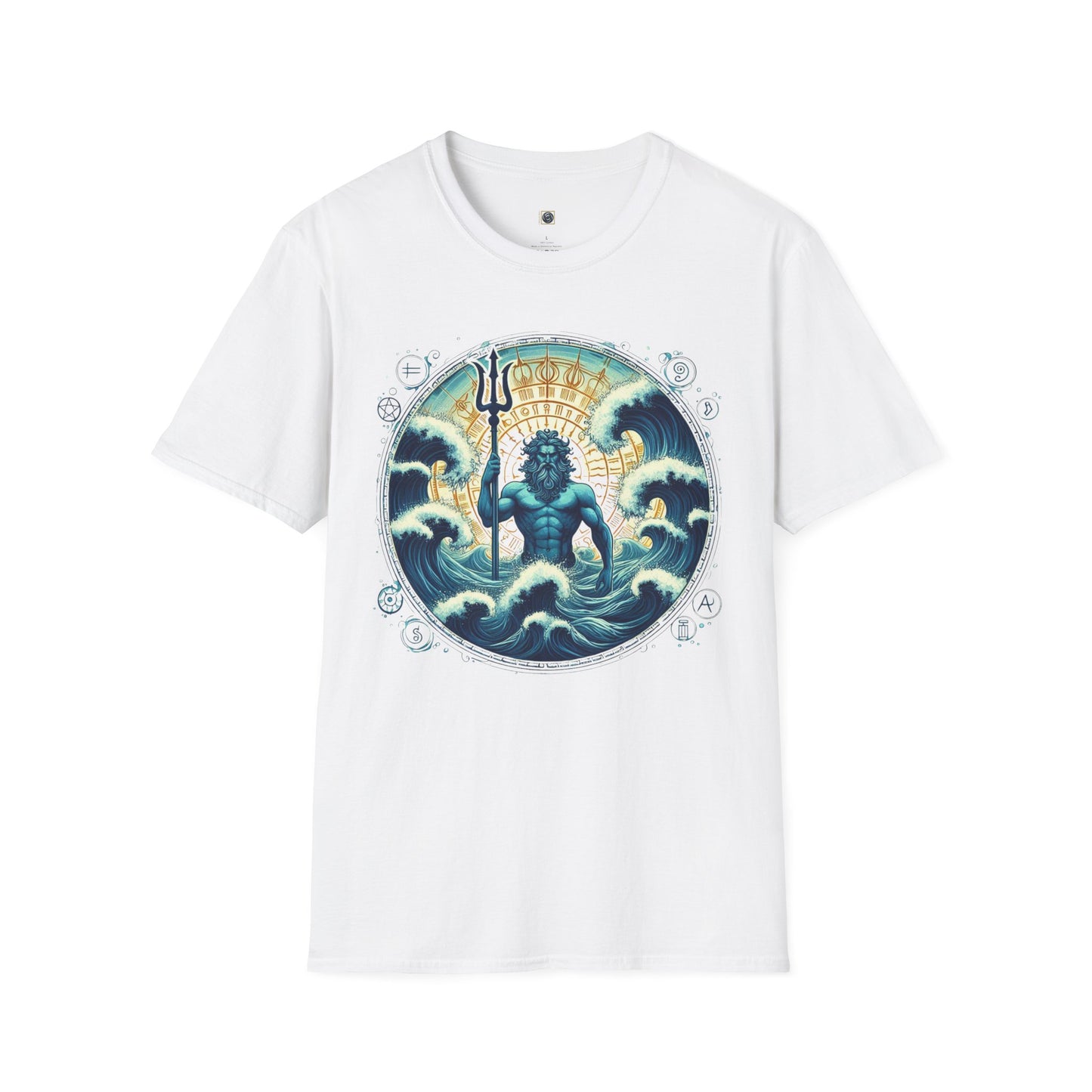 Unisex Softstyle  Poseidon Graphic Design T-Shirt