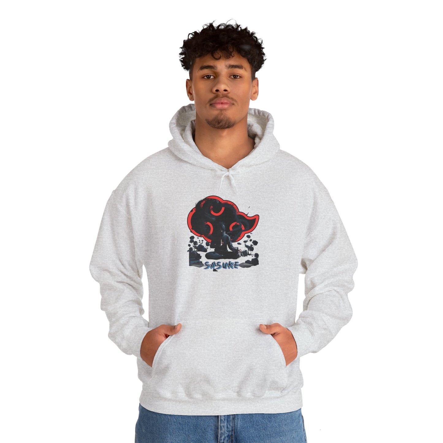 Unisex Heavy Blend™ Hooded Sweatshirt Sasuke Graphic Design