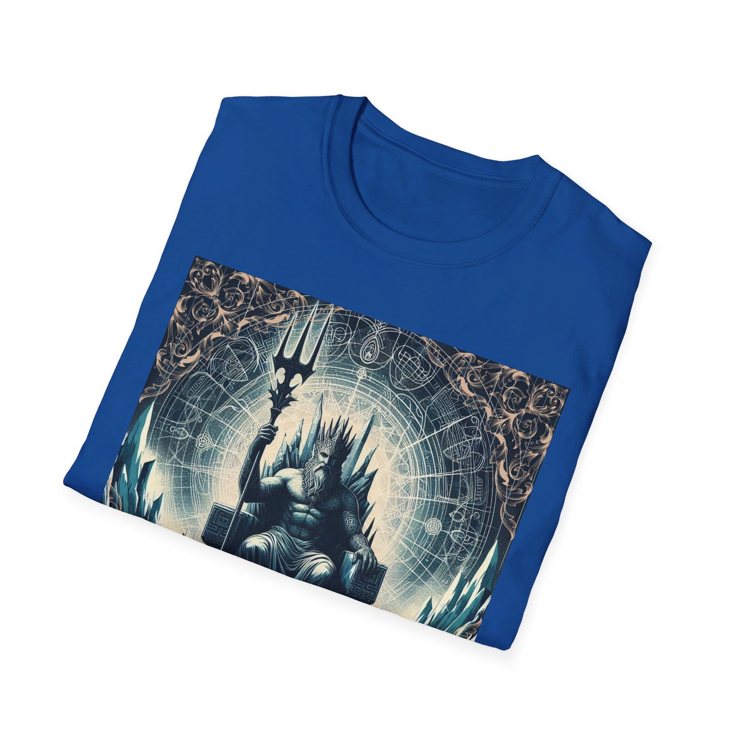 Unisex Softstyle Poseidon Graphic Design T-Shirt