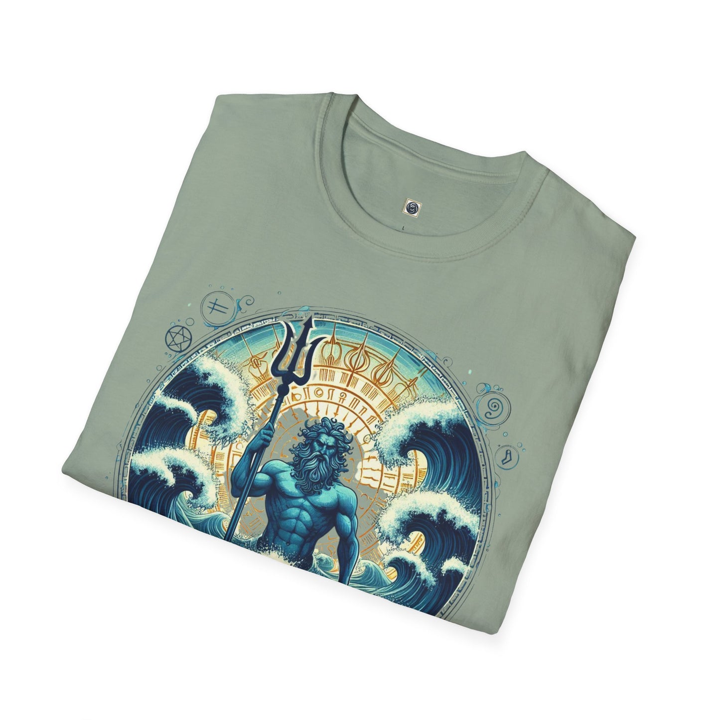 Unisex Softstyle  Poseidon Graphic Design T-Shirt