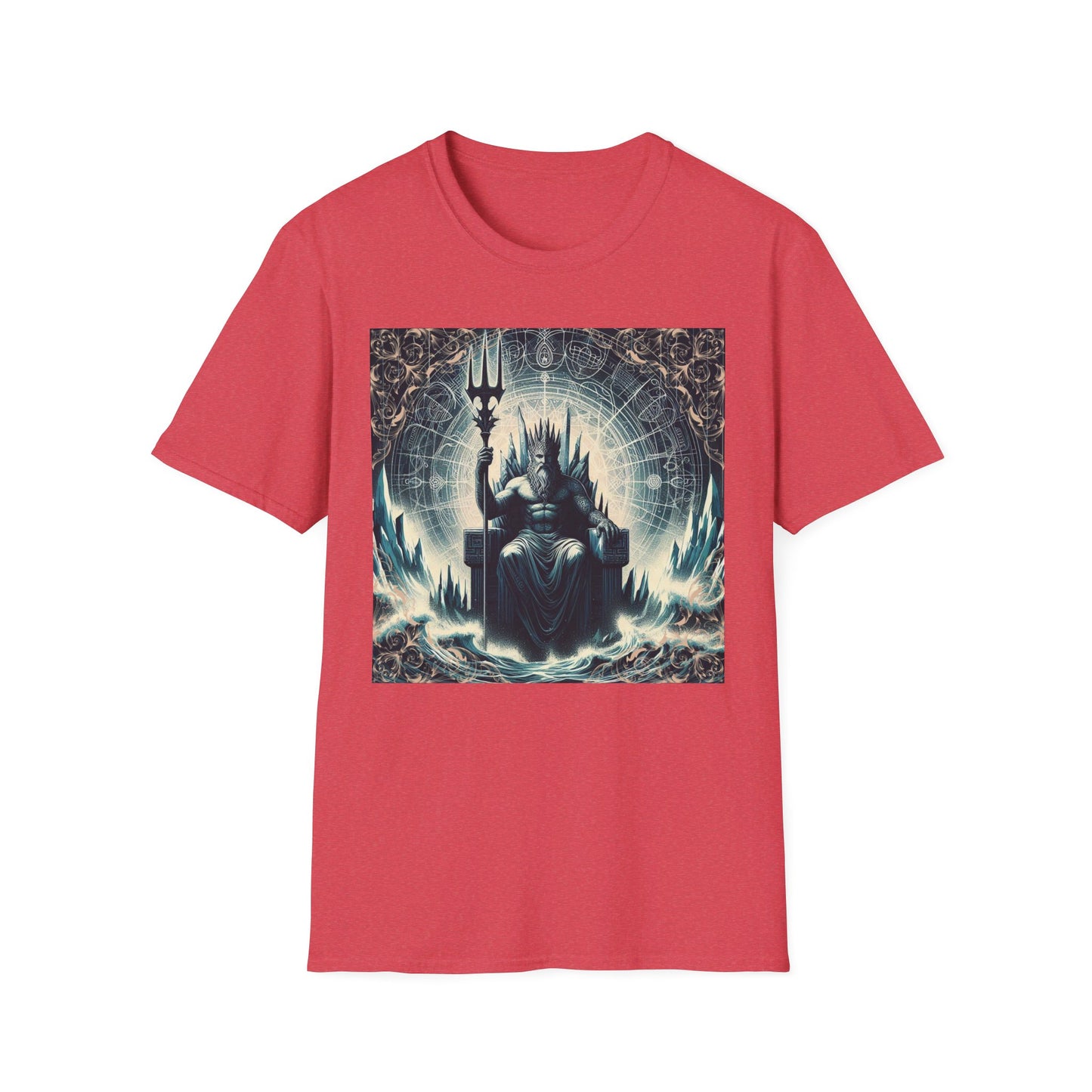 Unisex Softstyle Poseidon Graphic Design T-Shirt