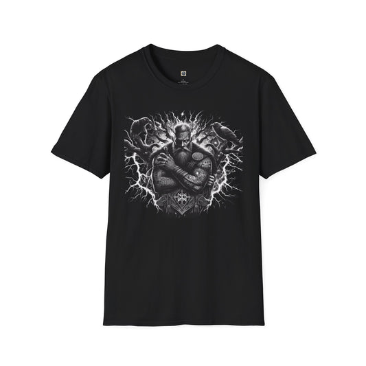 Unisex Softstyle T-Shirt Viking Graphic Design