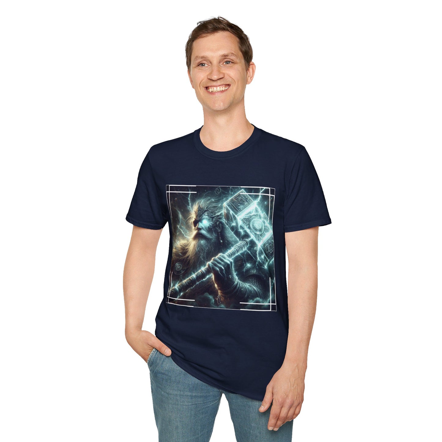 Unisex Softstyle T-Shirt Graphic Design Odin