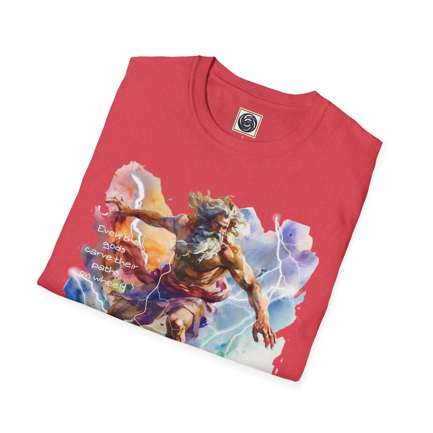 Unisex Softstyle T-Shirt Zeus Graphic Design