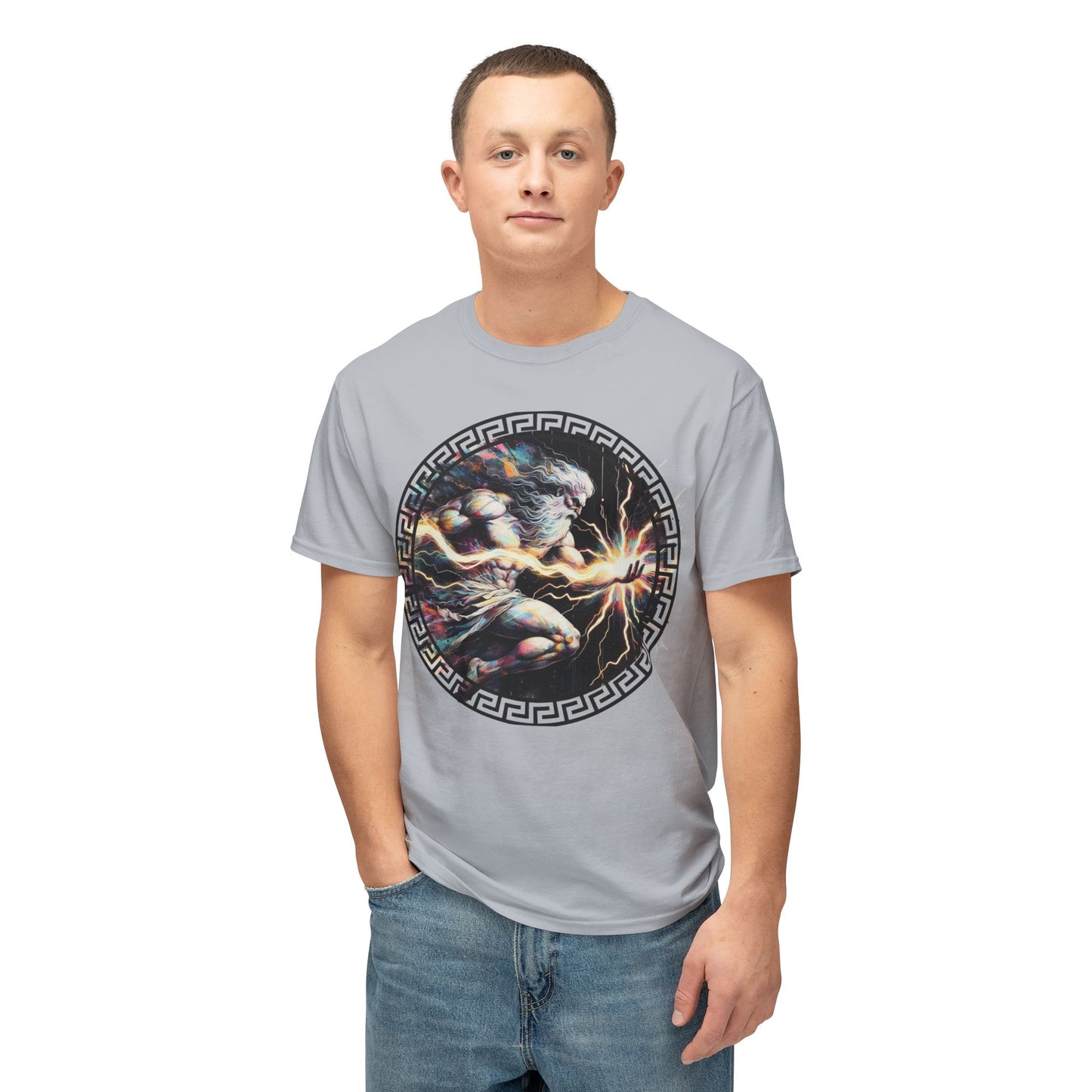 Unisex HD Cotton™ T-shirt Zeus Graphic Design