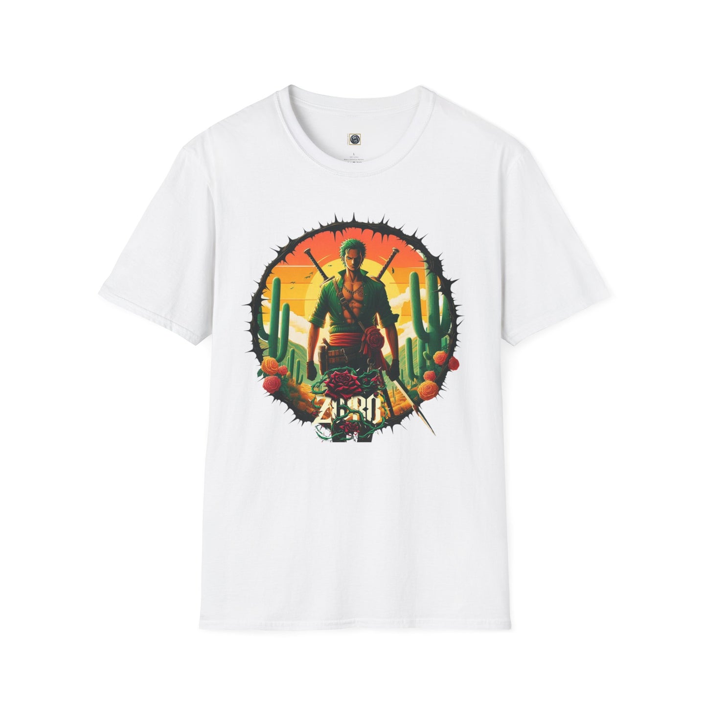 Unisex Softstyle T-Shirt Zoro Graphic Design