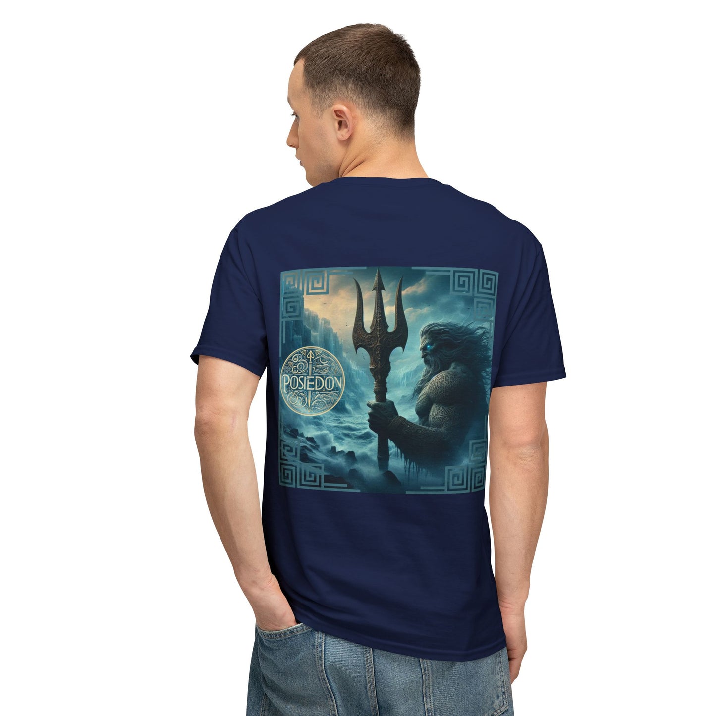 Unisex HD Cotton™ T-shirt Poseidon Graphic Design