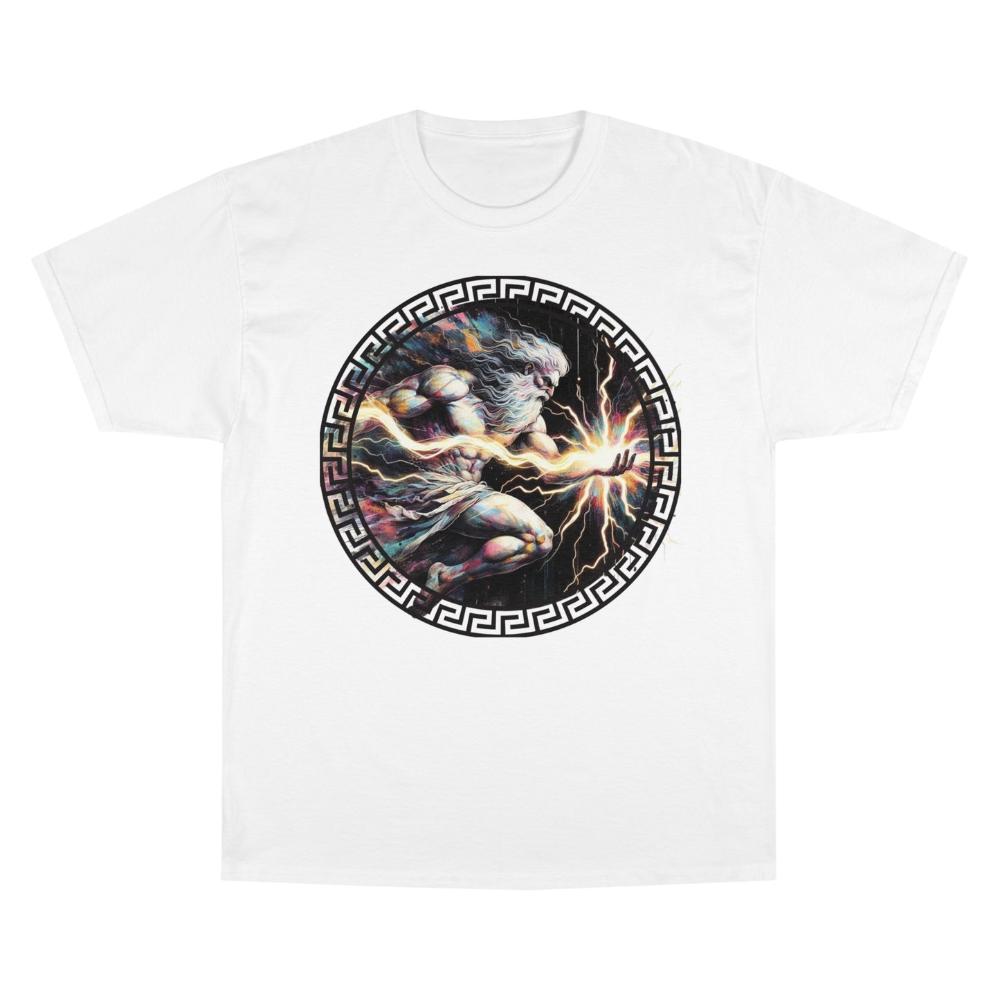 Champion T-Shirt Zeus Graphic Design