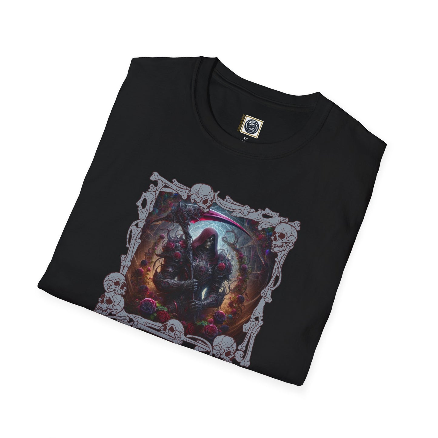 Unisex Softstyle T-Shirt Reaper Graphic Design